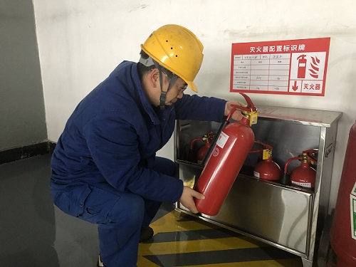 國能四川江油發(fā)電廠組織開展消防器材專項(xiàng)檢查