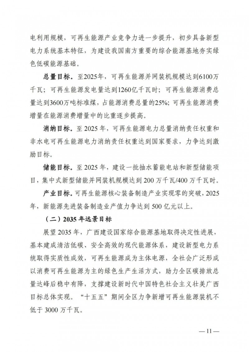 廣西“十四五”規(guī)劃：大力發(fā)展光伏發(fā)電，到2025年新增光伏裝機15GW！