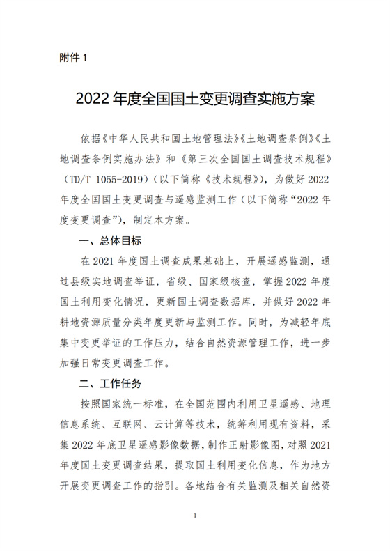 自然資源部：啟動2022年全國國土變更調(diào)查，梳理占用耕地情況