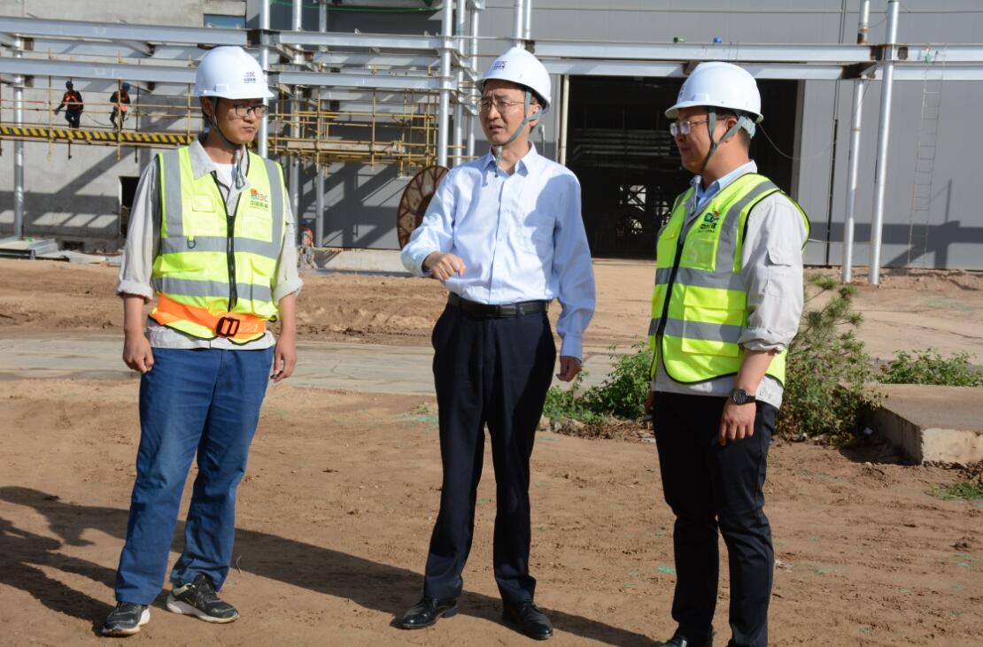 中國能建建筑集團黨委委員、副總經(jīng)理汪公河到正寧百萬項目調(diào)研指導